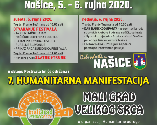 Najava 7. humanitarne manifestacije “Mali grad velikog srca”