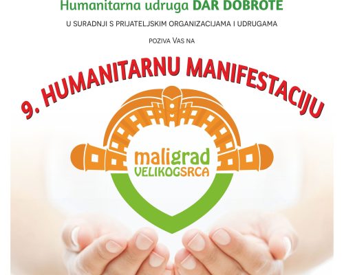 Program 9. humanitarne manifestacije ”Mali grad velikog srca”